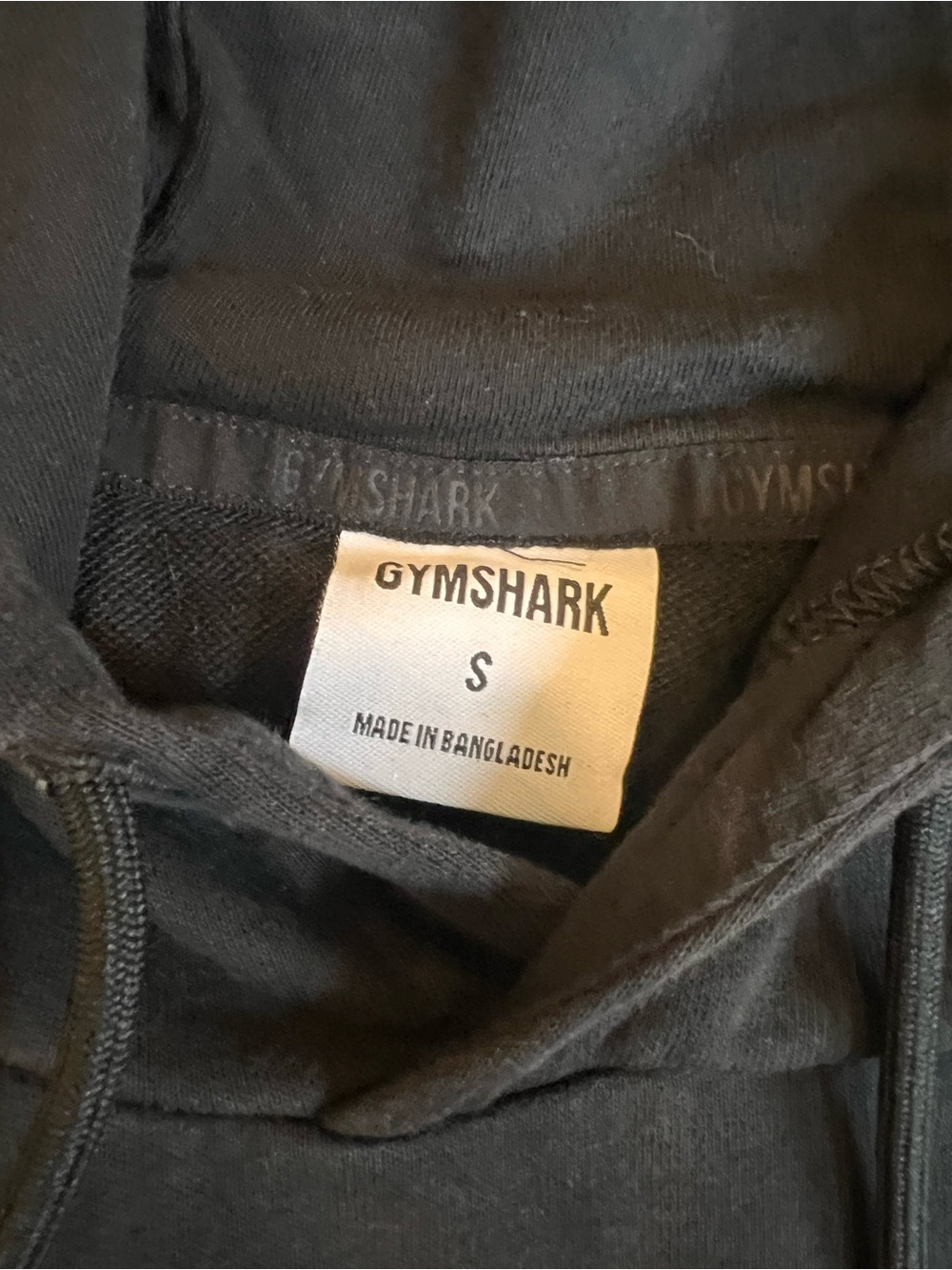 Gymshark Black Men's Camo Logo Hoodie - Picture 2 of 4